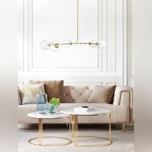 POLY& BARK Thurston Five-Light Chandelier